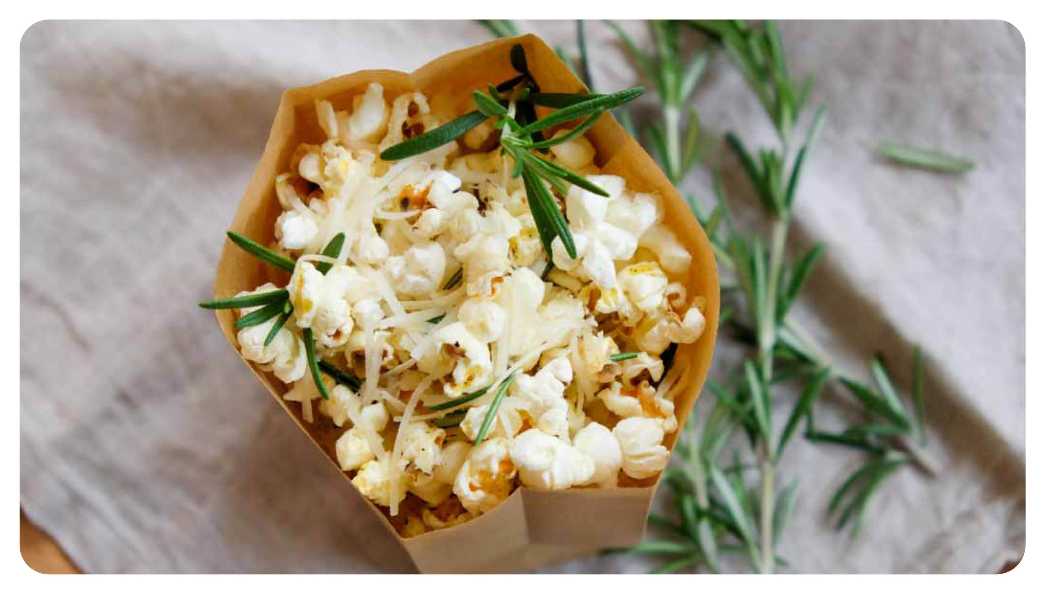 selbstgemachtes Popcorn Italian Style